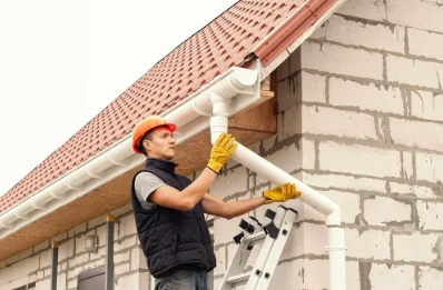 Pose et remplacement de gouttières à Maisoncelle